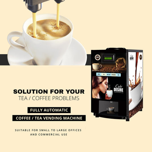 Coffee and Tea Vending Machine 2 Lane
