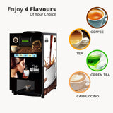 Coffee and Tea Vending Machine 4 Lane