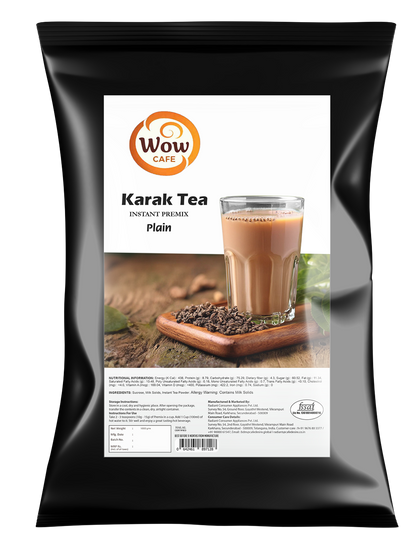 Wow Cafe Plain Tea Premix 1kg